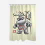 Prince Koopa Sumi-E-None-Polyester-Shower Curtain-Astrobot Invention