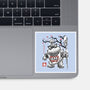 Prince Koopa Sumi-E-None-Glossy-Sticker-Astrobot Invention