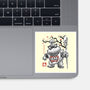 Prince Koopa Sumi-E-None-Glossy-Sticker-Astrobot Invention