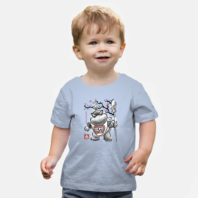 Prince Koopa Sumi-E-Baby-Basic-Tee-Astrobot Invention