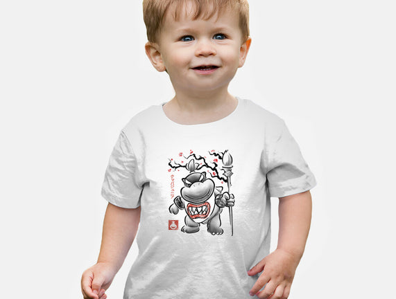 Prince Koopa Sumi-E