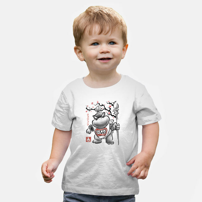 Prince Koopa Sumi-E-Baby-Basic-Tee-Astrobot Invention