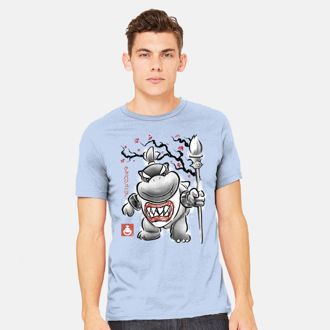 Prince Koopa Sumi-E-Mens-Heavyweight-Tee-Astrobot Invention