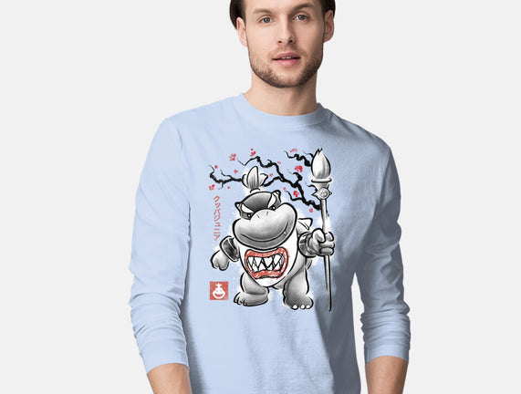 Prince Koopa Sumi-E