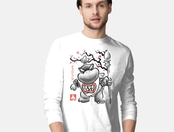 Prince Koopa Sumi-E