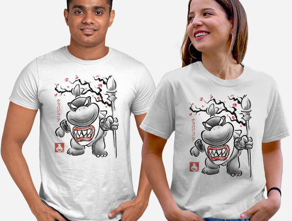 Prince Koopa Sumi-E