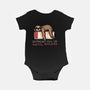 Running Out Of Social Battery-Baby-Basic-Onesie-glitchygorilla