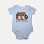 Running Out Of Social Battery-Baby-Basic-Onesie-glitchygorilla
