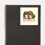Running Out Of Social Battery-None-Glossy-Sticker-glitchygorilla