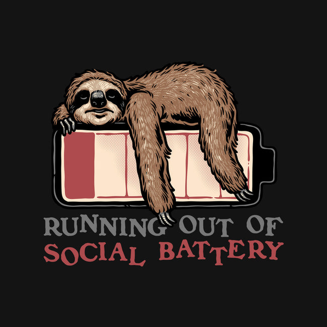 Running Out Of Social Battery-None-Basic Tote-Bag-glitchygorilla