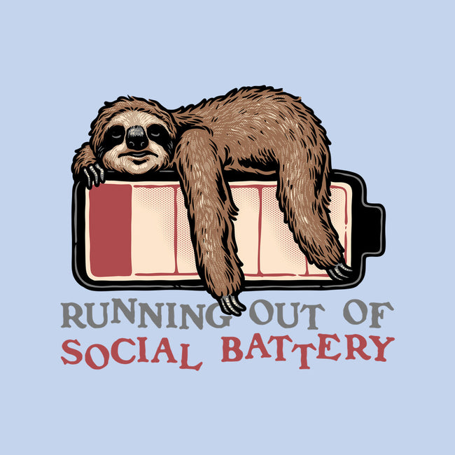 Running Out Of Social Battery-None-Mug-Drinkware-glitchygorilla