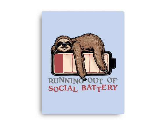 Running Out Of Social Battery