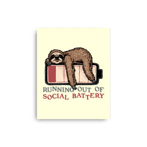 Running Out Of Social Battery