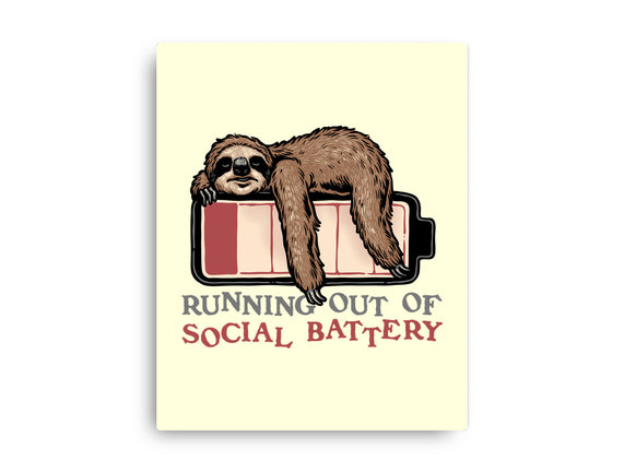 Running Out Of Social Battery