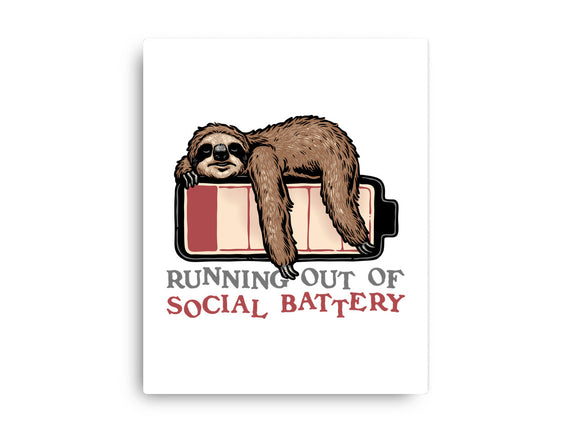 Running Out Of Social Battery