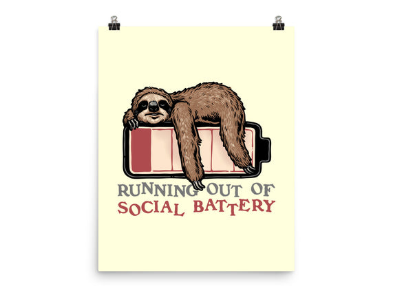 Running Out Of Social Battery