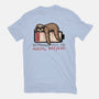 Running Out Of Social Battery-Mens-Basic-Tee-glitchygorilla