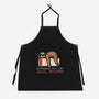 Running Out Of Social Battery-Unisex-Kitchen-Apron-glitchygorilla