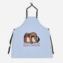 Running Out Of Social Battery-Unisex-Kitchen-Apron-glitchygorilla