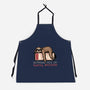 Running Out Of Social Battery-Unisex-Kitchen-Apron-glitchygorilla