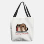 Running Out Of Social Battery-None-Basic Tote-Bag-glitchygorilla