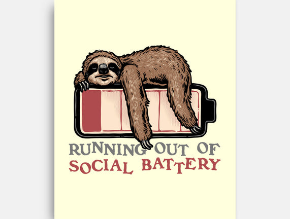 Running Out Of Social Battery