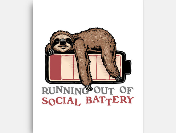 Running Out Of Social Battery