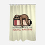 Running Out Of Social Battery-None-Polyester-Shower Curtain-glitchygorilla