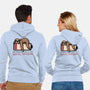 Running Out Of Social Battery-Unisex-Zip-Up-Sweatshirt-glitchygorilla