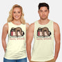 Running Out Of Social Battery-Unisex-Basic-Tank-glitchygorilla