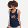 Running Out Of Social Battery-Womens-Racerback-Tank-glitchygorilla