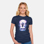 Cherry Adventure-Womens-Fitted-Tee-Vallina84