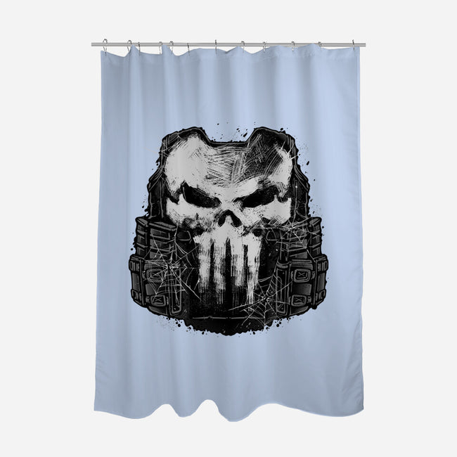 No Second Chances-None-Polyester-Shower Curtain-glitchygorilla