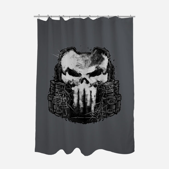 No Second Chances-None-Polyester-Shower Curtain-glitchygorilla