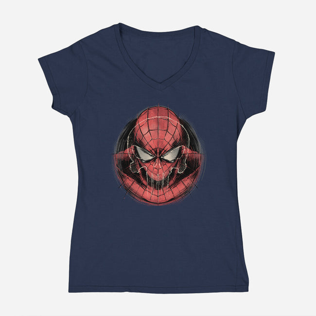 When Hope Means Vengeance-Womens-V-Neck-Tee-glitchygorilla