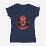 When Hope Means Vengeance-Womens-V-Neck-Tee-glitchygorilla