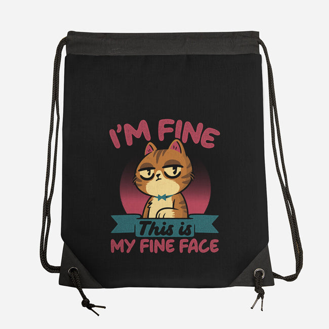 This Is My Fine Face-None-Drawstring-Bag-Popnotic
