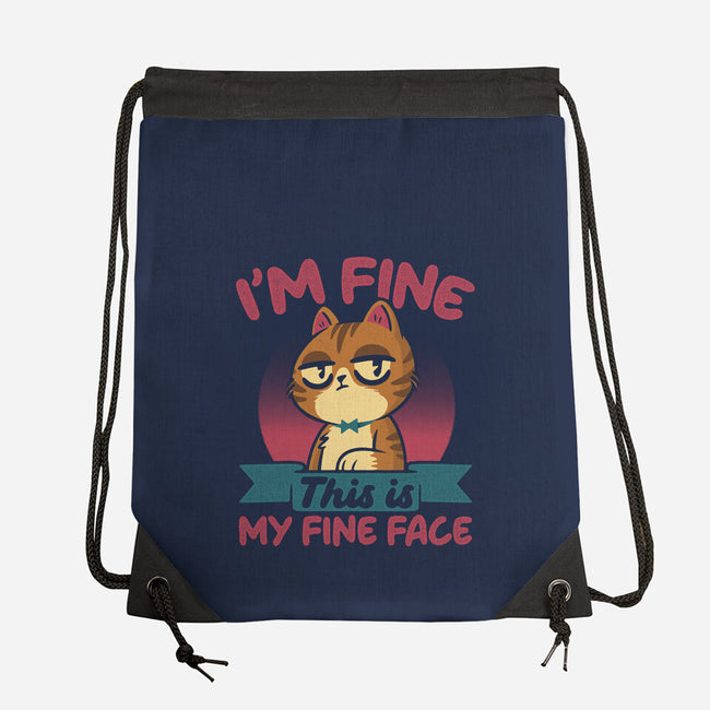 This Is My Fine Face-None-Drawstring-Bag-Popnotic