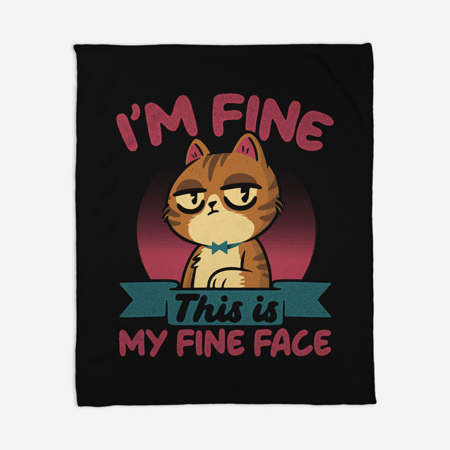 This Is My Fine Face-None-Fleece-Blanket-Popnotic