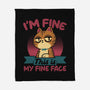 This Is My Fine Face-None-Fleece-Blanket-Popnotic