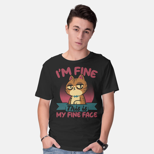 This Is My Fine Face-Mens-Basic-Tee-Popnotic