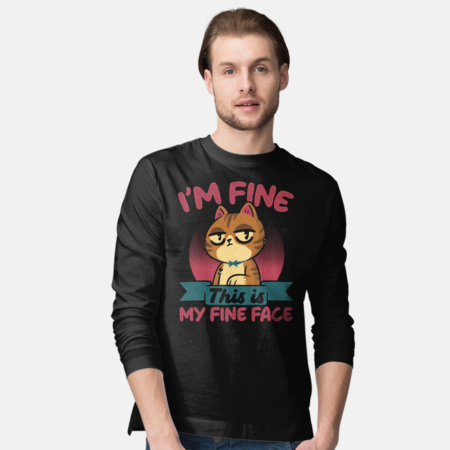 This Is My Fine Face-Mens-Long Sleeved-Tee-Popnotic