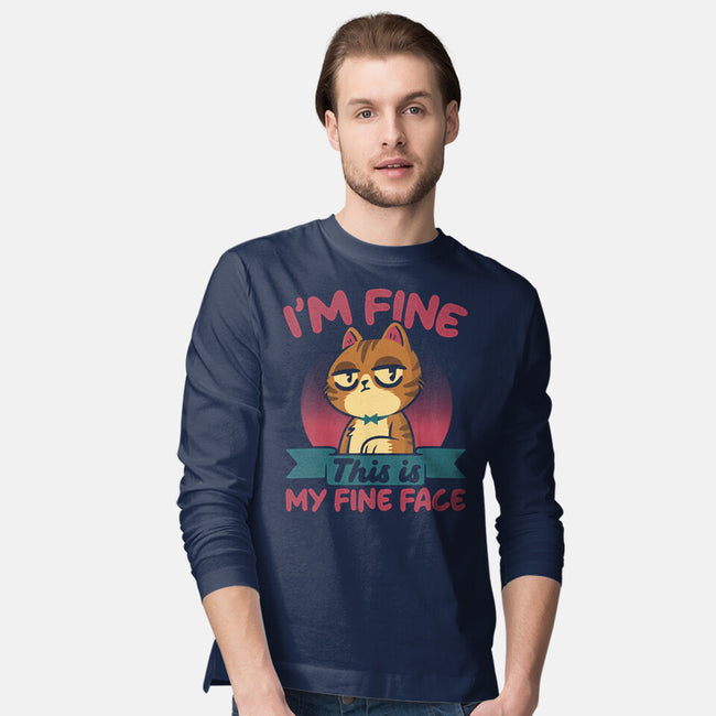 This Is My Fine Face-Mens-Long Sleeved-Tee-Popnotic