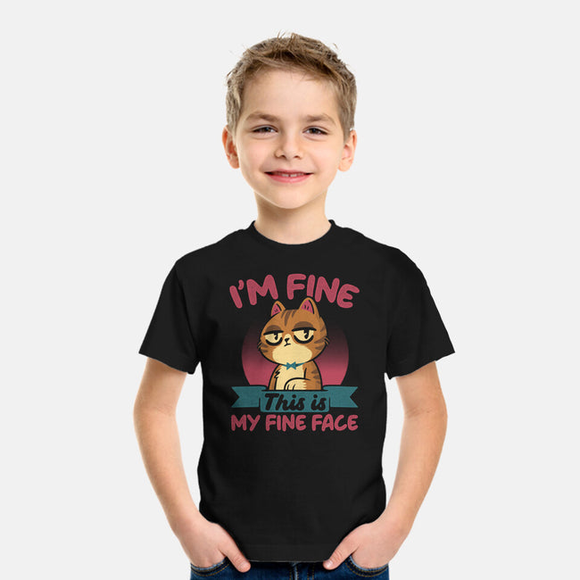 This Is My Fine Face-Youth-Basic-Tee-Popnotic