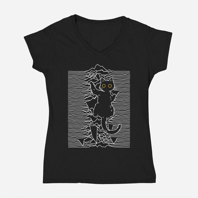Real Pleasures-Womens-V-Neck-Tee-piercek26