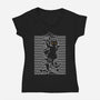 Real Pleasures-Womens-V-Neck-Tee-piercek26