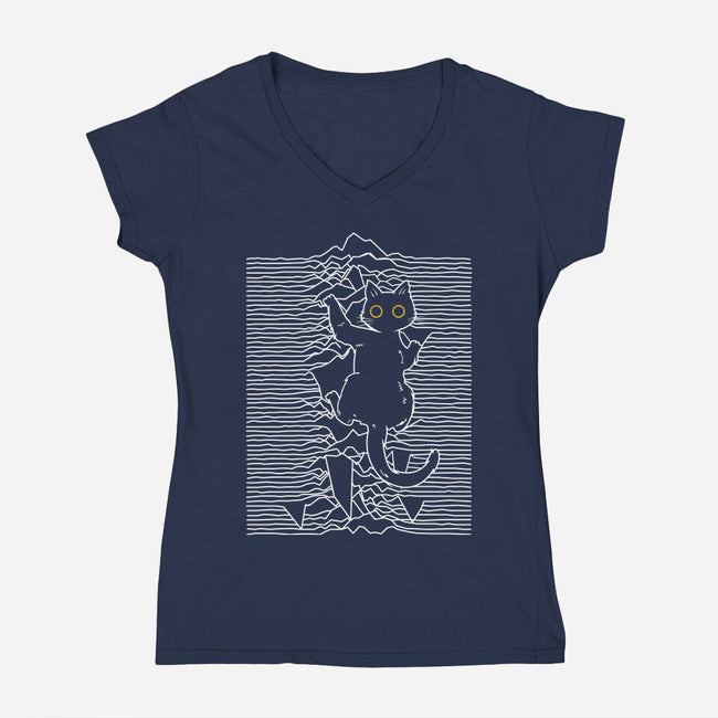 Real Pleasures-Womens-V-Neck-Tee-piercek26