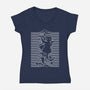 Real Pleasures-Womens-V-Neck-Tee-piercek26