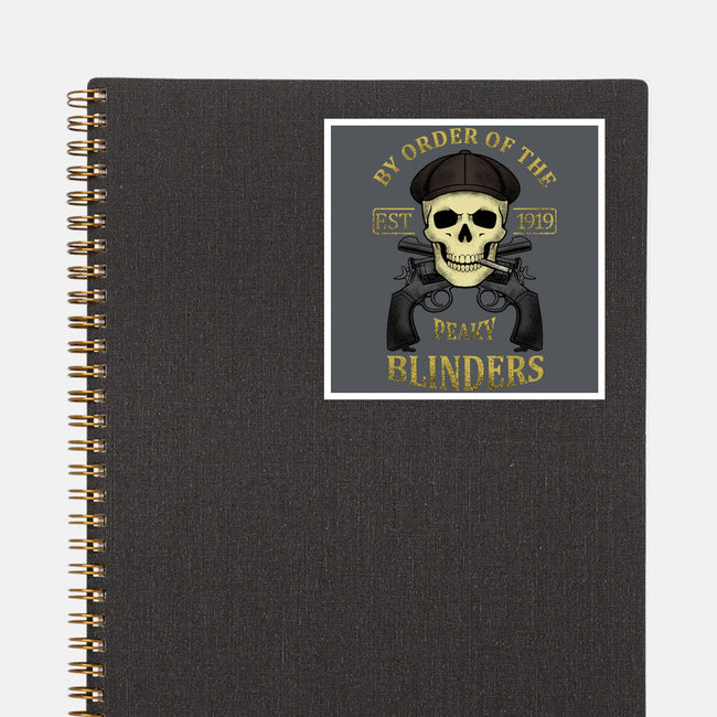 By Order Of The Peaky-None-Glossy-Sticker-fanfabio