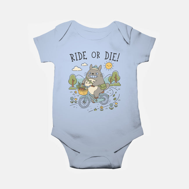Ride Or Die-Baby-Basic-Onesie-GODZILLARGE